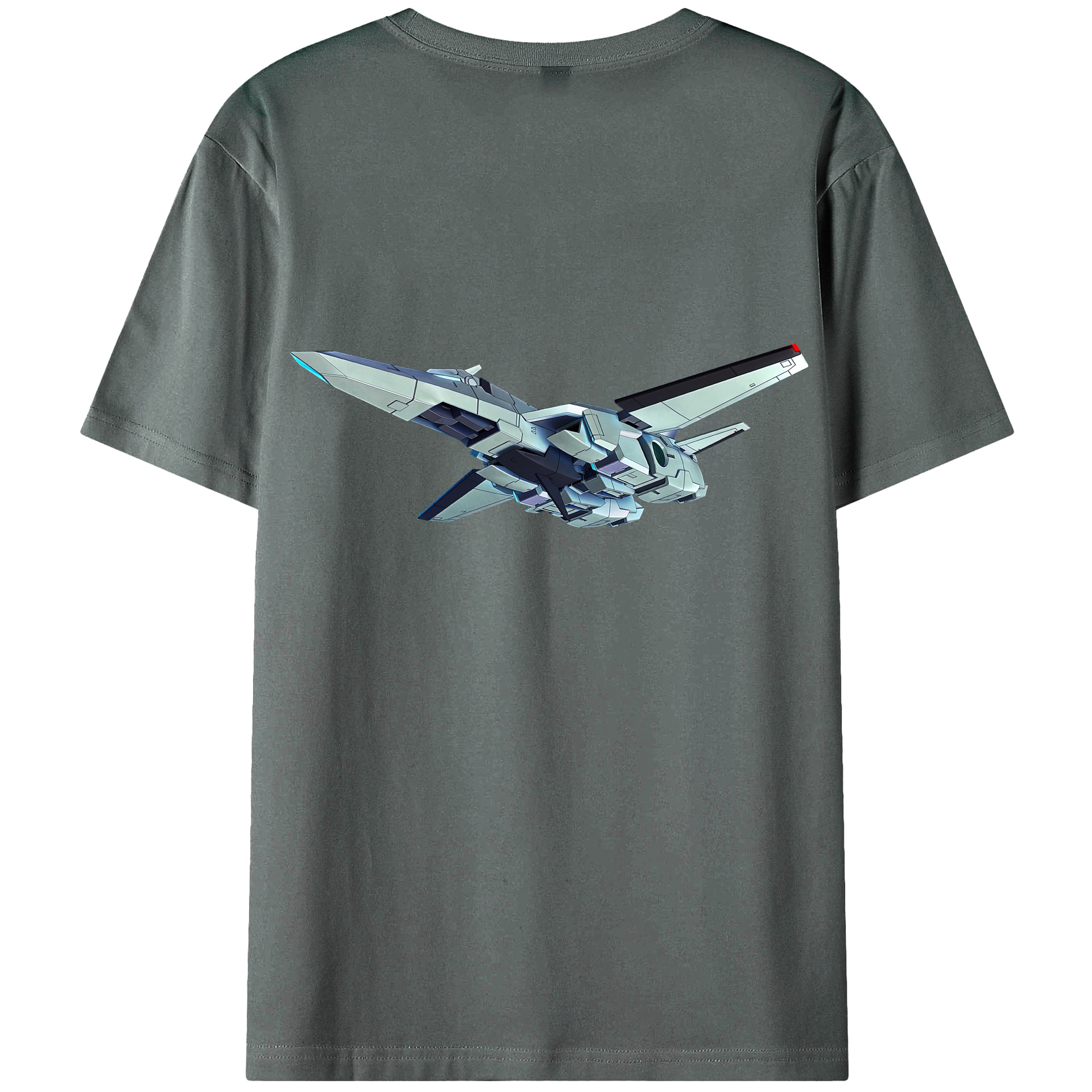 （画像用） 機動戦士ガンダム Mobile Suit Gundam 綿100％ メンズ半袖Tシャツ（バックプリント） 通気性